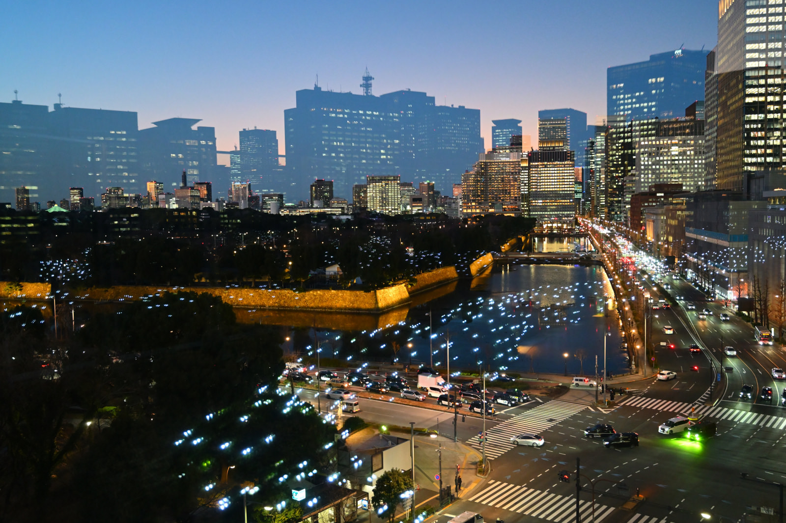 東京MIDTOWN日比谷俯瞰皇居外苑
