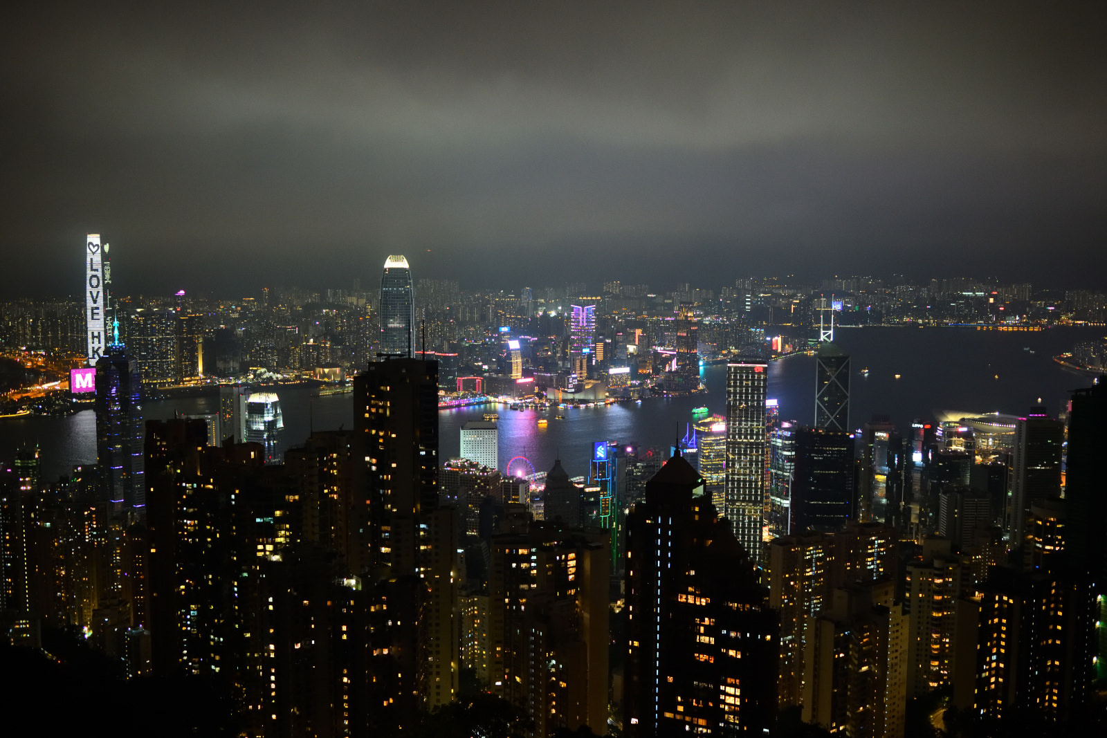 香港太平山頂俯瞰